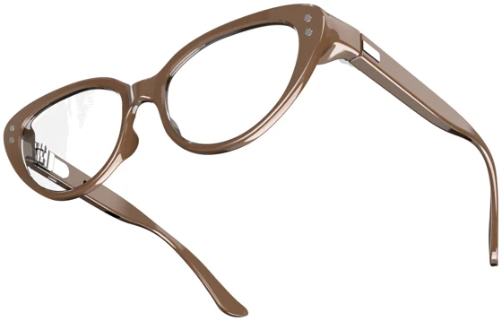 Mimosa AR99-MY cat-eye frame in Cocoa Brown