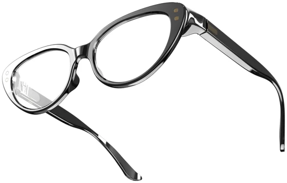 Mimosa AR99-MY cat-eye frame in Smoke Grey