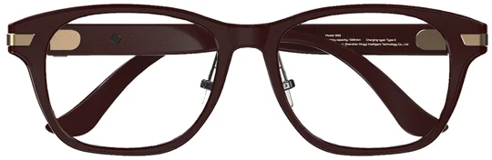 AR99 square frame in the Trend Red reference colour
