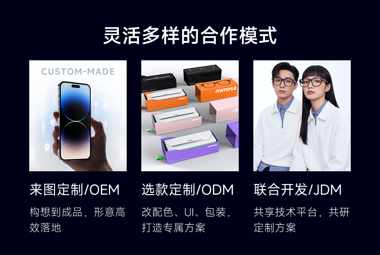 灵活多样的合作模式